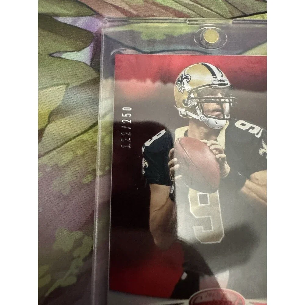 Panini NFL 7Card Lot Justin Jefferson Drew Brees Ja'Marr Chase RC Auto Numbered